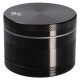 Black Leaf - Aluminum Herb Grinder in Gift Box - 4-part - 55mm - Choice of 8colors